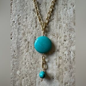 14k Gold Filled Magnesite Necklace